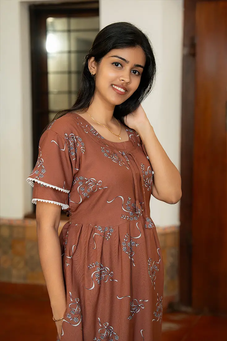 NB Printed Alpine Maxi