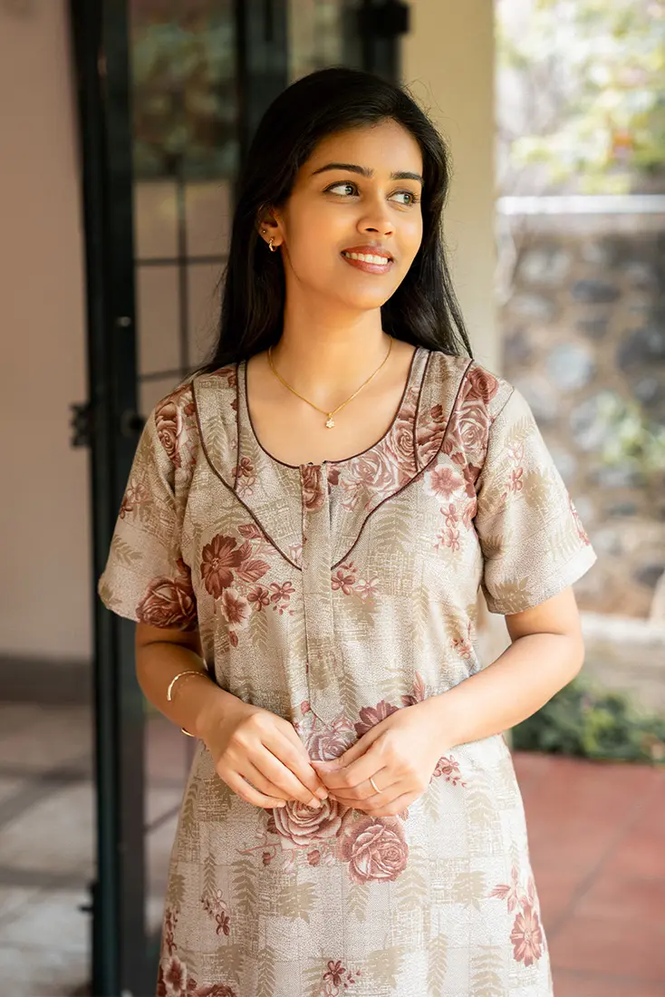                                                              NB Printed Sand Alpine Maxi                                                         