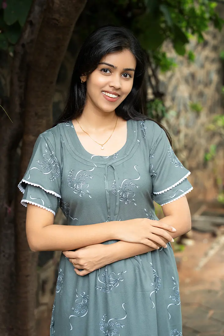 NB Printed Alpine Maxi