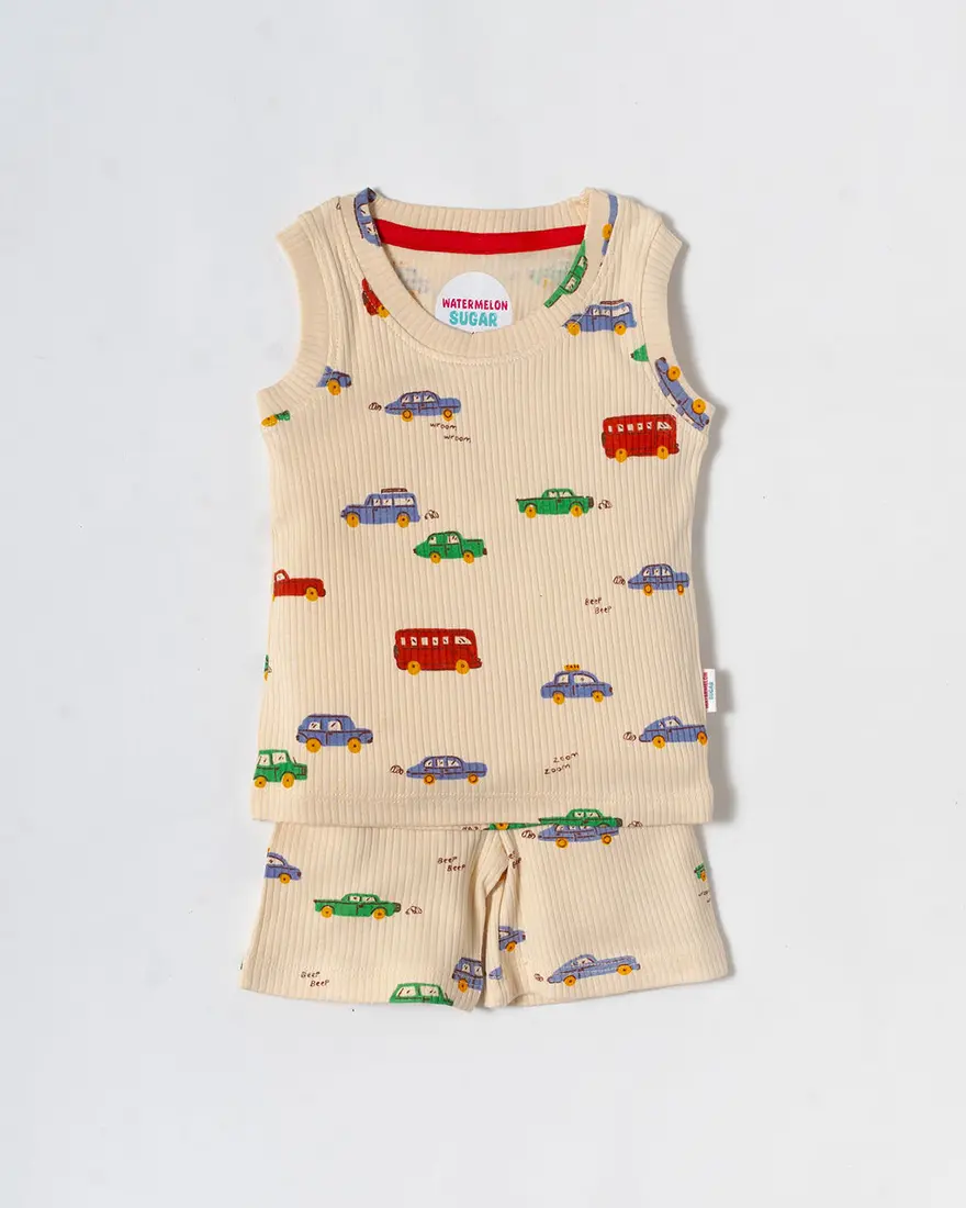 Vintage Ride Ribbed Co-Ord Set