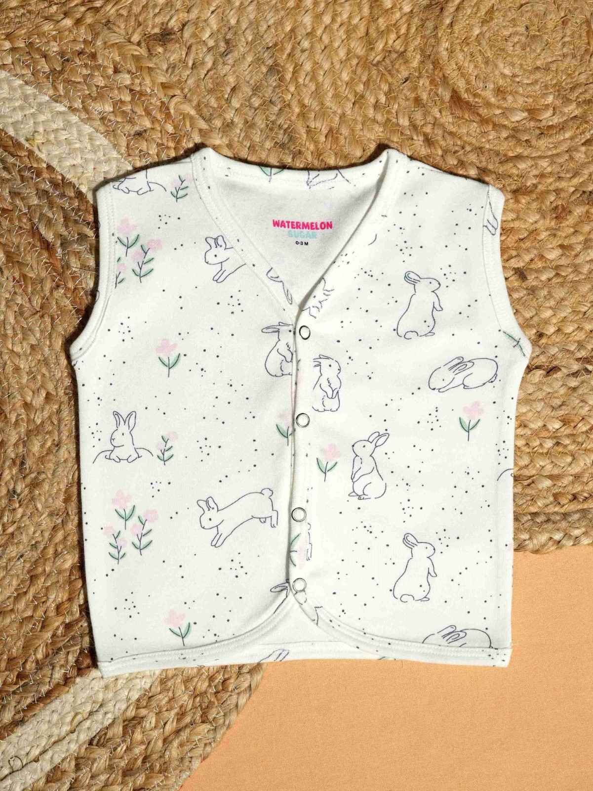 Baby Rabbit Printed Jabla