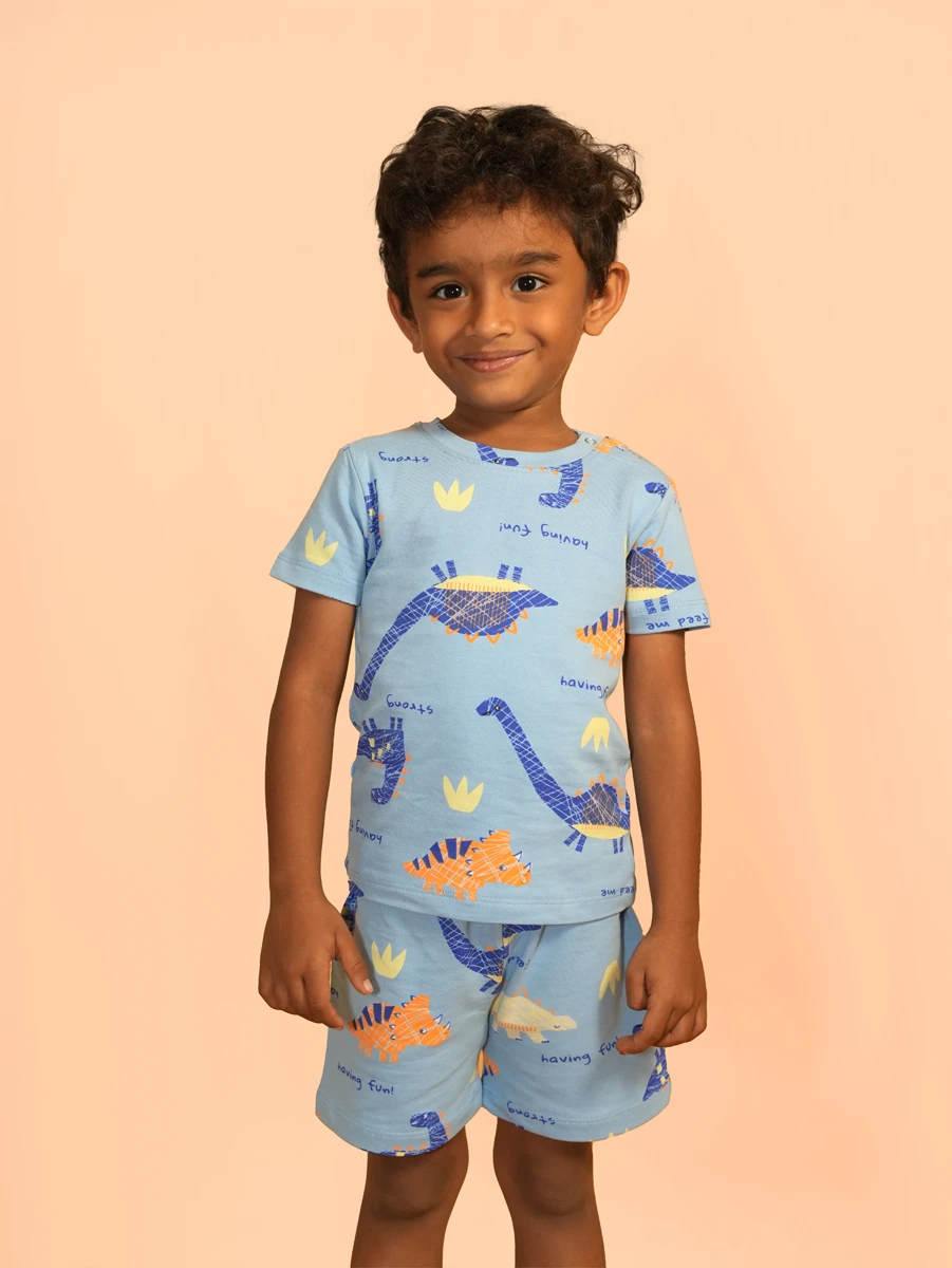 BLUE DINOSAURS CO-ORD