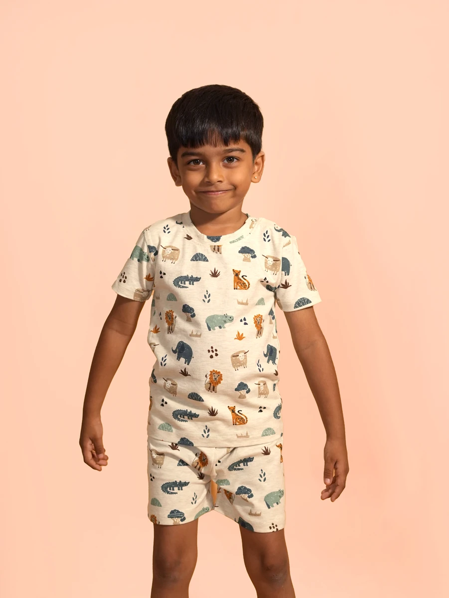 Animal Safari Printed Co-ord Set