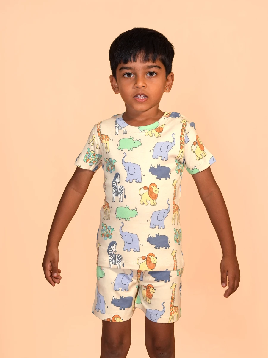 Safari Animal Printed Co-ord Set