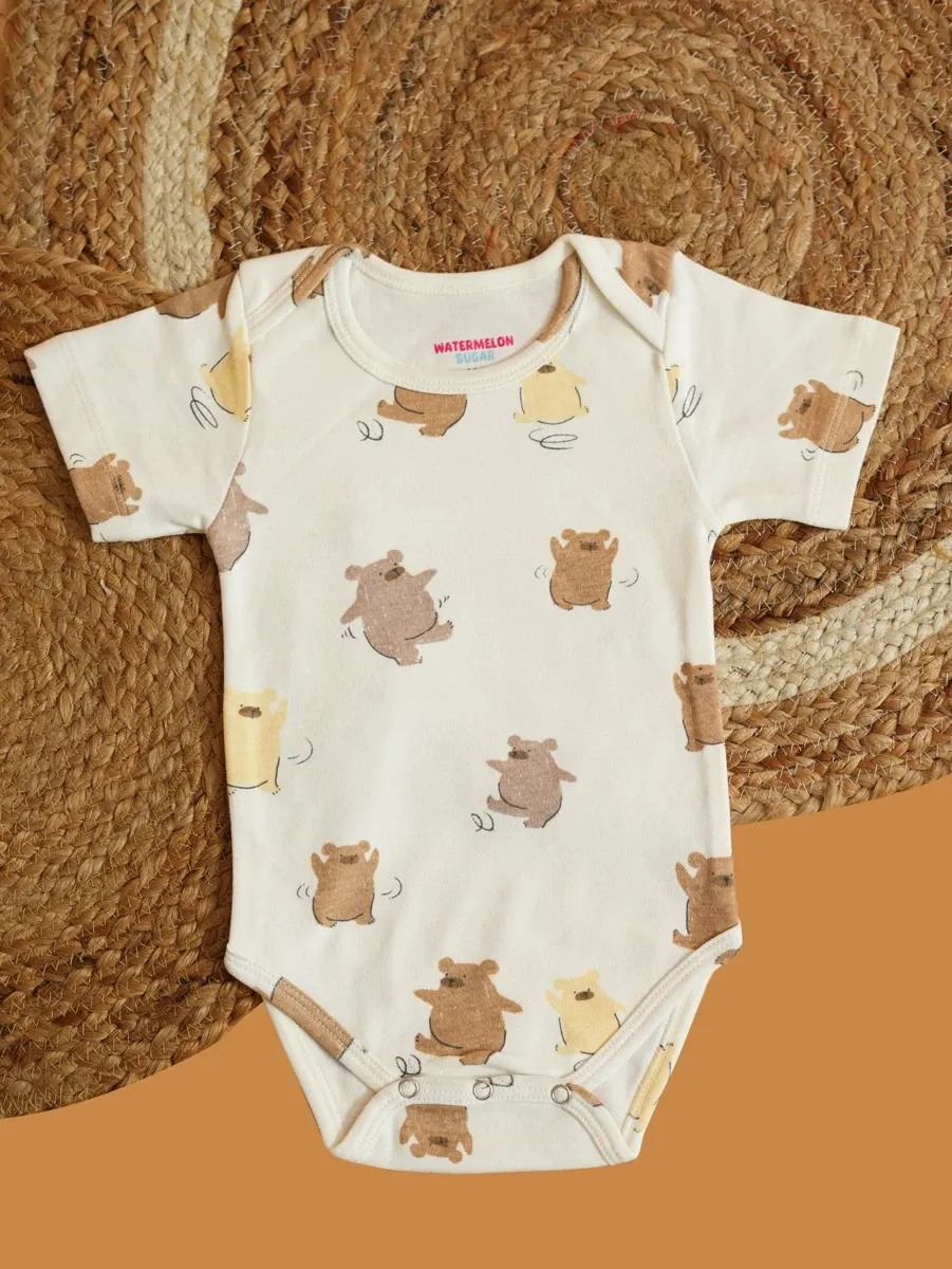 Bunny Printed Baby Romper