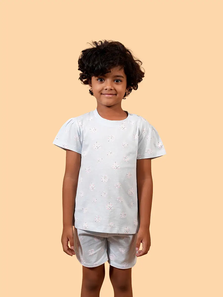 Dreamy Dandelion Co-ord Set – 100% Cotton Single Jersey