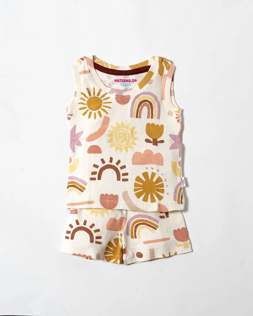 Sunbeam Rainbow Sleeveless Co-Ord Set