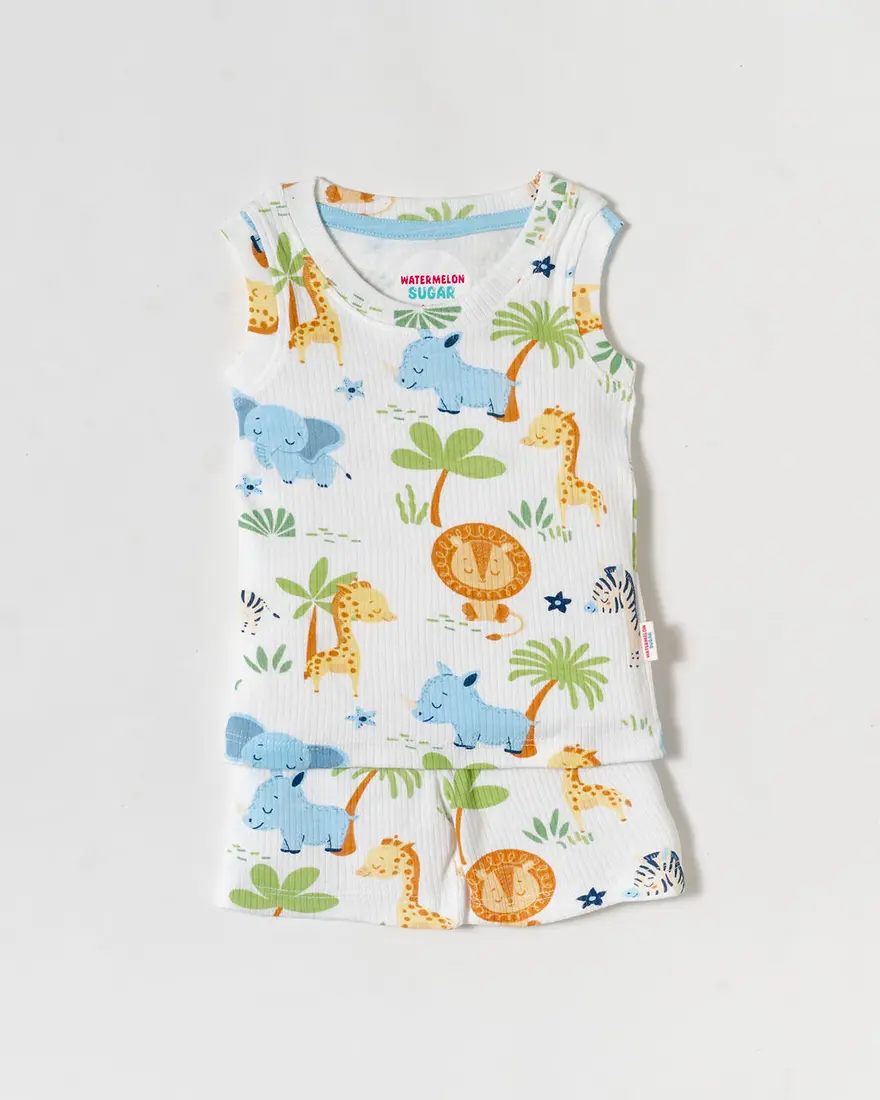 Ivory Safari Friends Co-ord Set